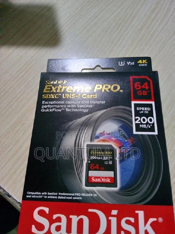 Sandisk Extreme Pro SDHC and SDXC Uhs-Ii Card Up to 280mb/S - 64gb