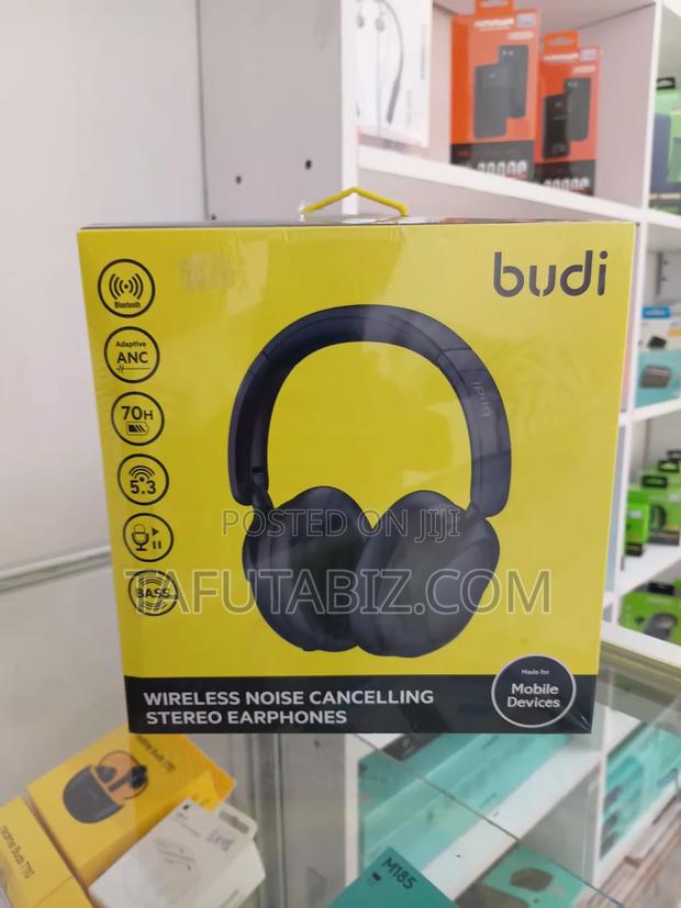 Budi Wireless Noise Cancelling Stereo Earphones. - main view