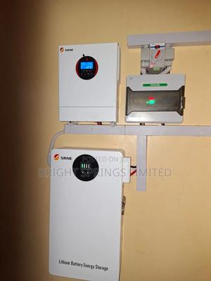 Srne Solar Inverter + Lithium Battery System (Complete Setup - thumbnail 2