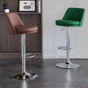 Barstools; Adjustable Swivel Leather Home Counter Barstool