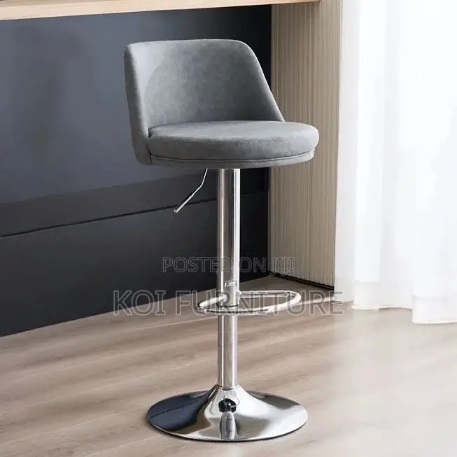 Barstools; Adjustable Swivel Leather Home Counter Barstool
