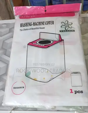 Flowered Washing Machine Cover