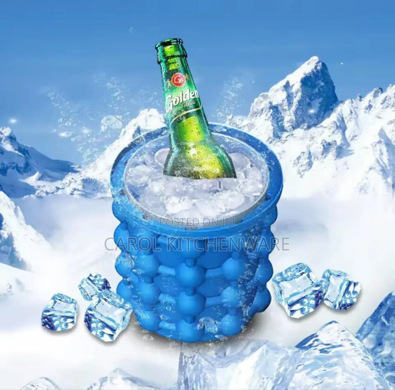 Portable Silicone Ice Cube Maker
