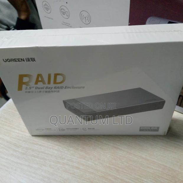 Ugreen Cm381 Hard Drive Enclosure 2.5′′ Sata Dual Bay Raid