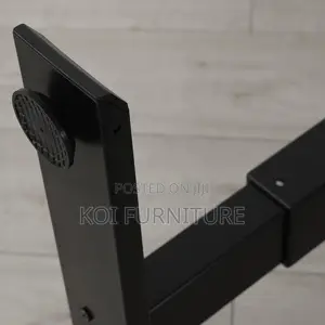 Office Desk; Compact 140cm Brown Height Electric Office Desks