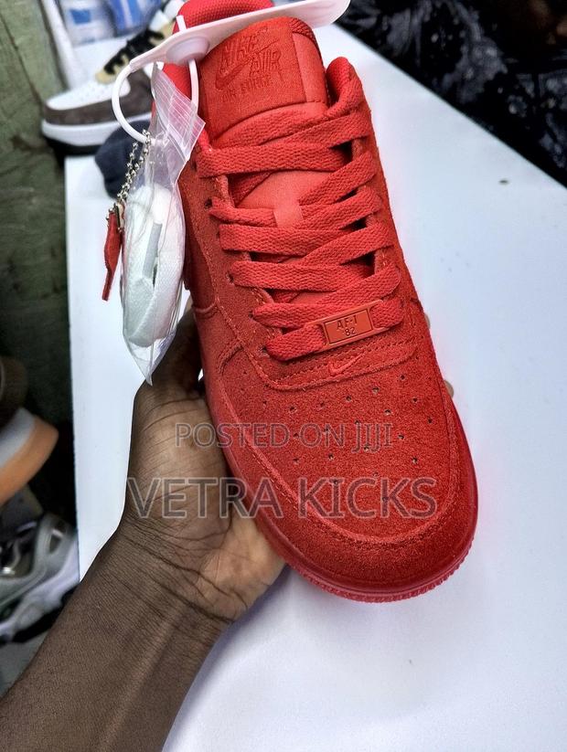 Air Force 1 Custom Red – Bold Streetwear Sneakers Kenya - thumbnail 7