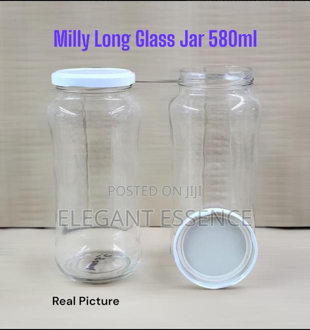 580ml Glass Long Jar