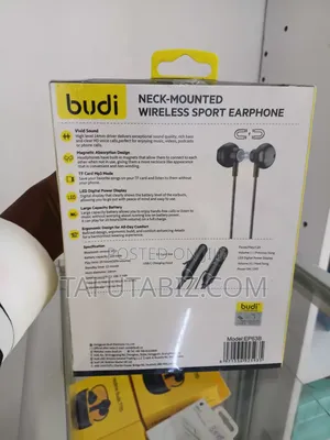 Budi Neck- Mounted Wireless Sport Earphone.