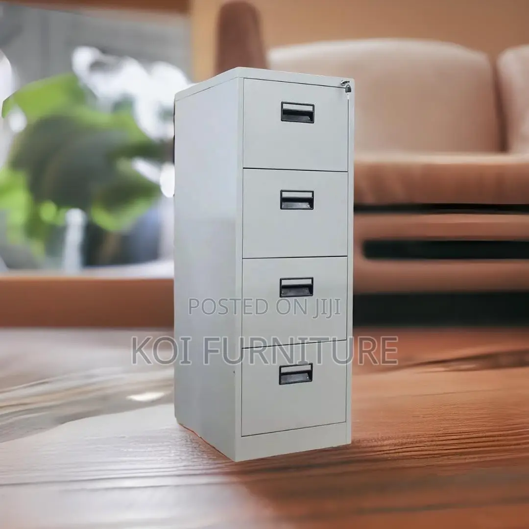 Office Cabinet; Four Lockers Grey Home Office Executive Cabinet