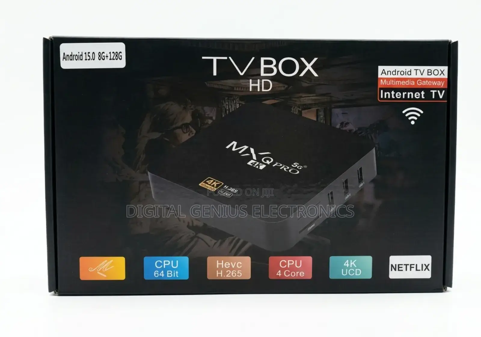 MXQ Pro Android Tv Box (Android 15.0 8g+128g)