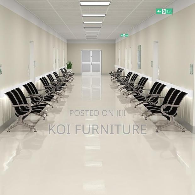 Office Bench; Three Seaters Metllic Reception Office Benches - thumbnail 3