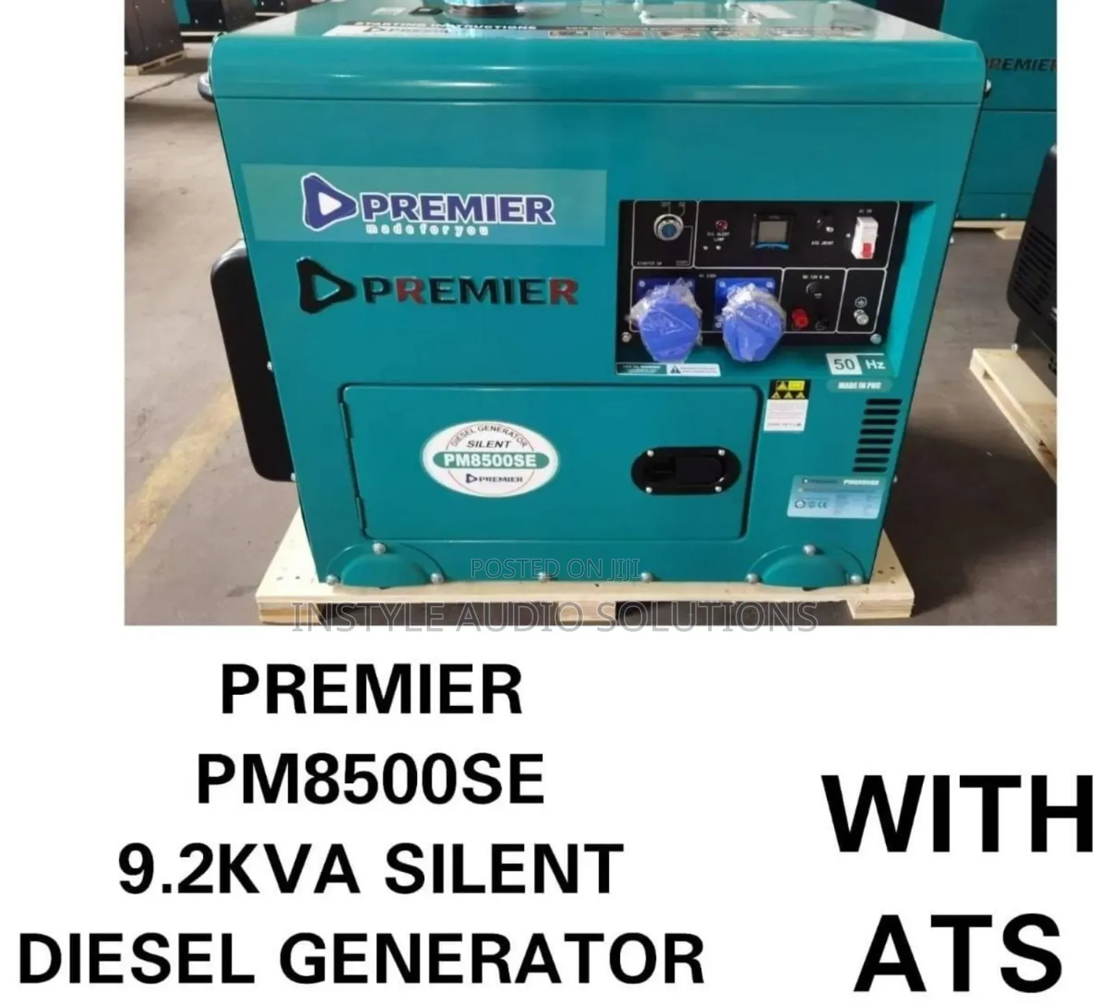 9.2kva Silent Diesel Engine Generator - Automatic Transmission Switch