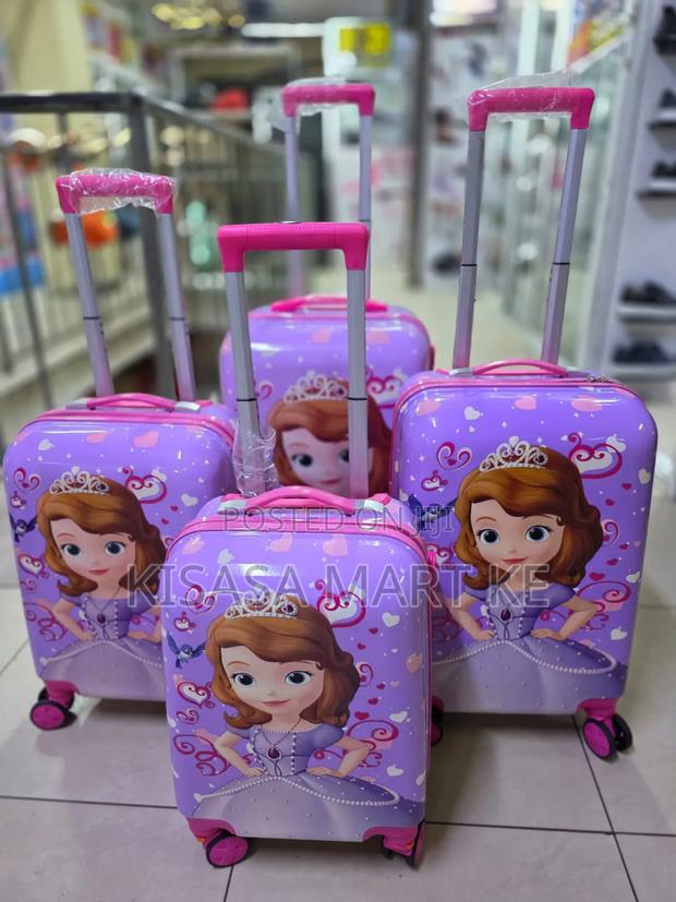 Cartoon Kids Suitcases (Sofia) – Durable Travel Luggage For Kids