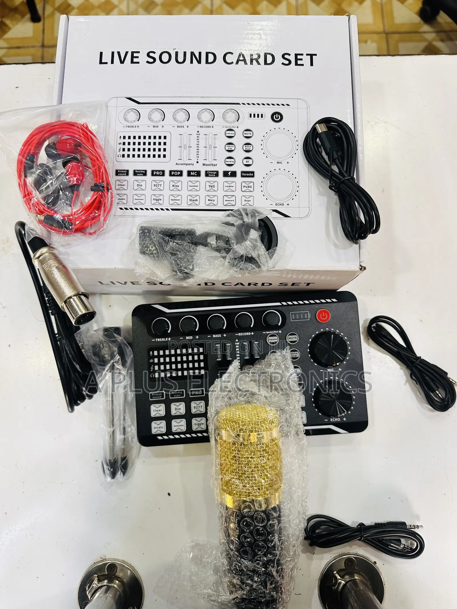 F998 Live Recording Sound Card Set – High Quality