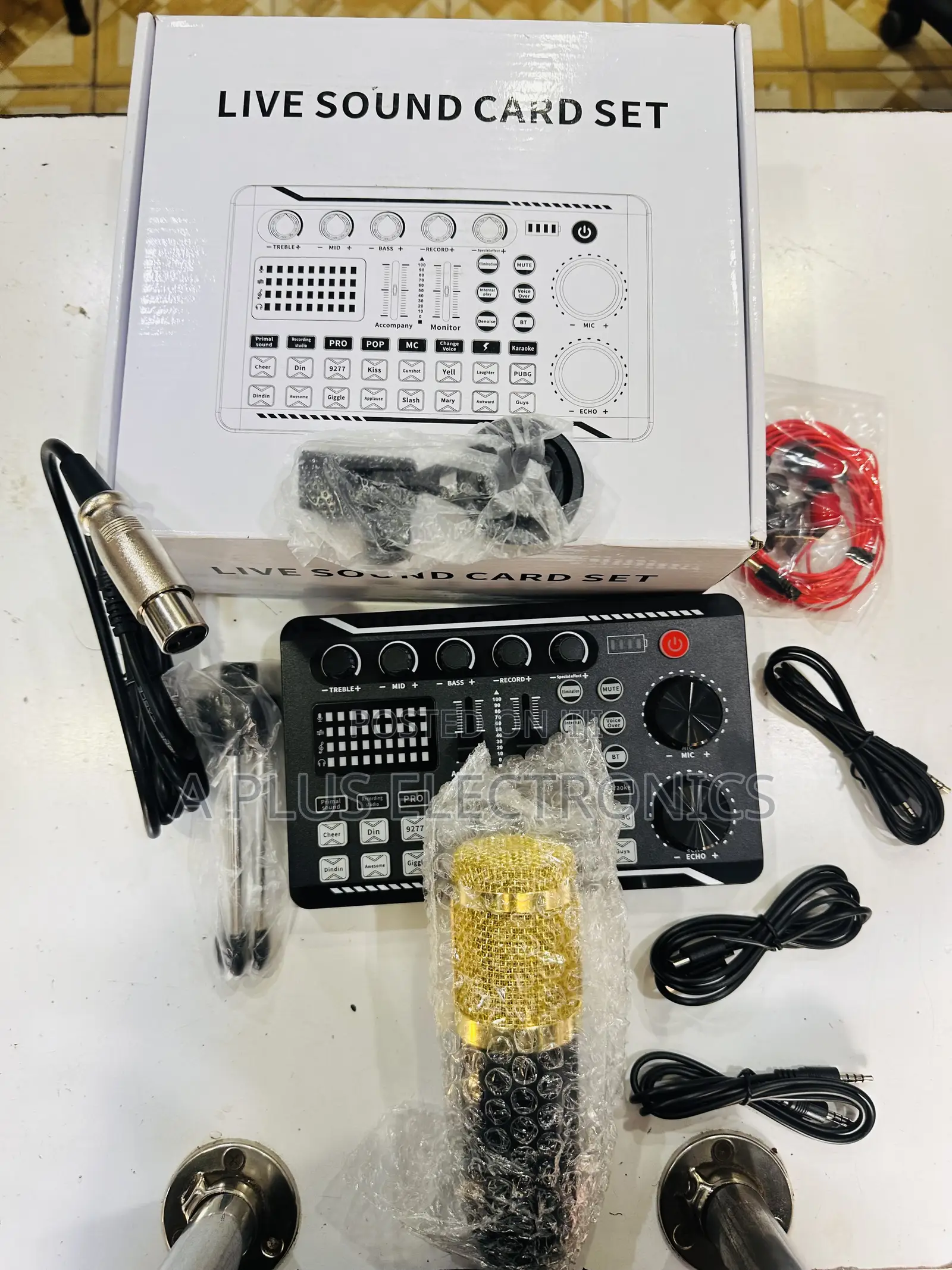 F998 Live Recording Sound Card Set – High Quality
