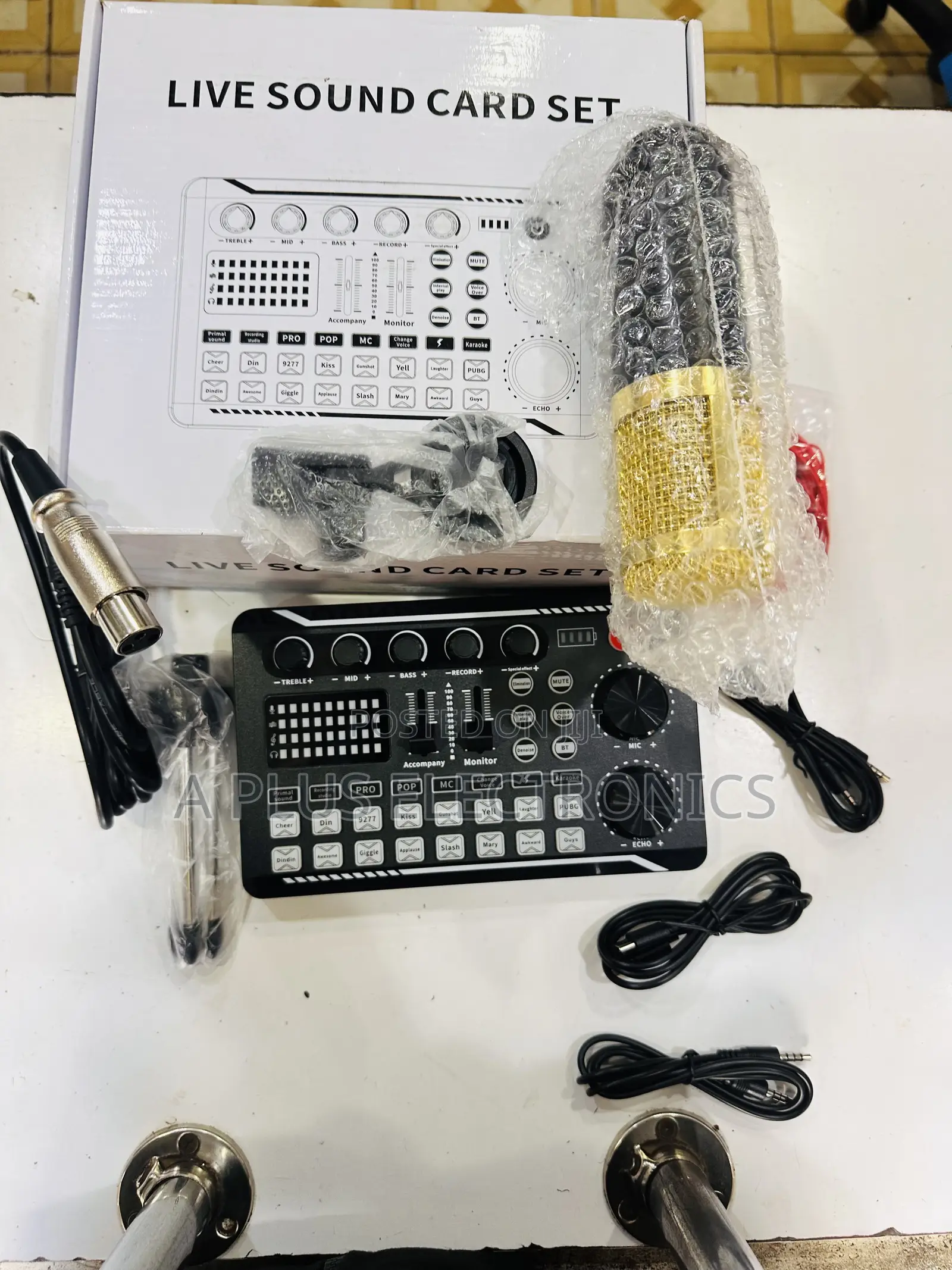 F998 Live Recording Sound Card Set – Perfect for Live Streaming