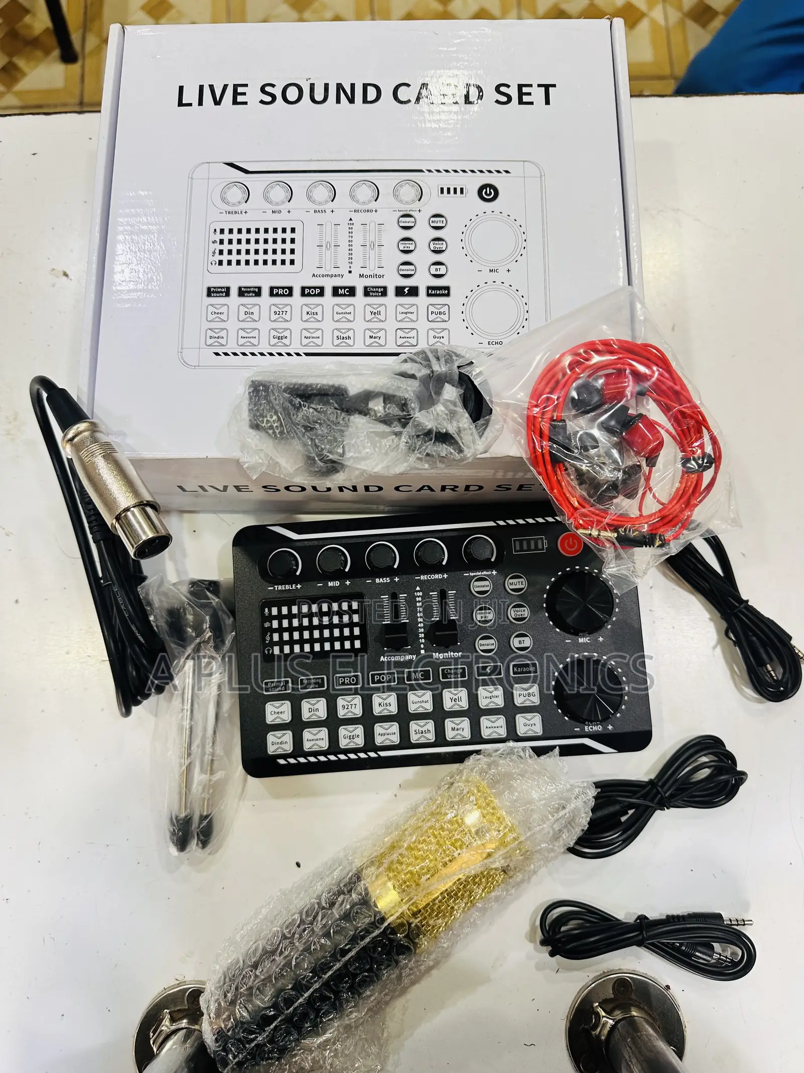 F998 Live Recording Sound Card Set – Perfect for Live Streaming