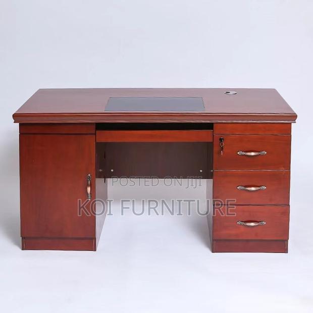 Office Desk; 1.2m Mahogany Home Office Productive Desk