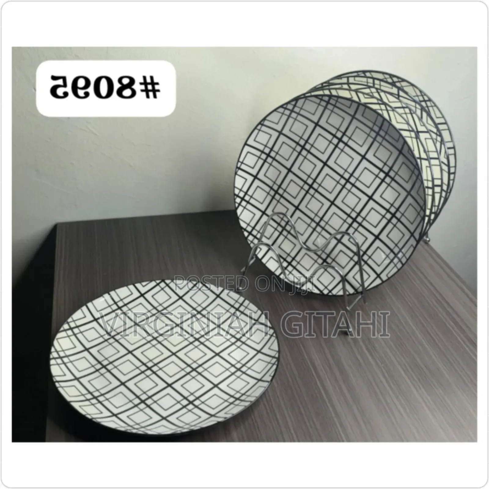 *Dinner Plates a Set of 6pcs.