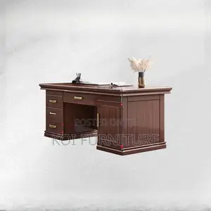 Office Desk; 1.4m Mahogany Senior Managers Executive Office Desk