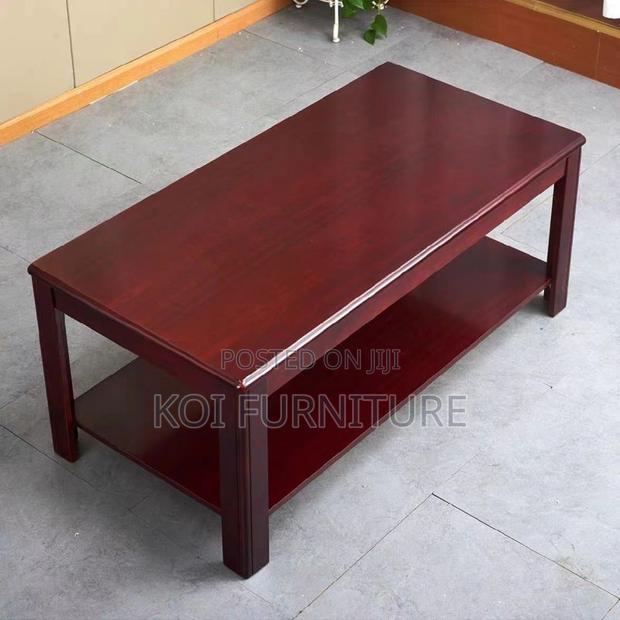 Coffee Table; Mahogany Executive Home Office Coffee Table - thumbnail 2