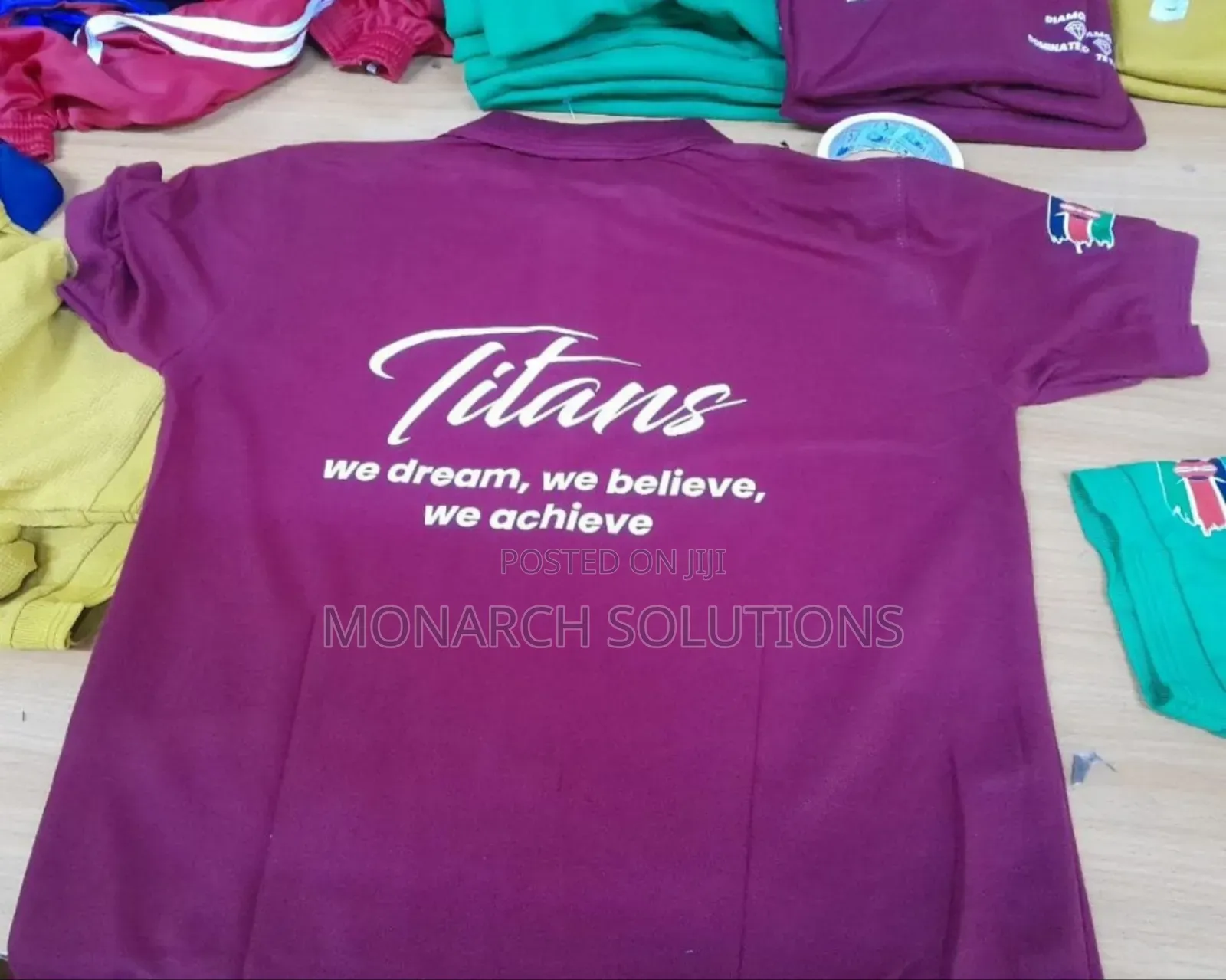 Maroon Brand/ Green Tshirts