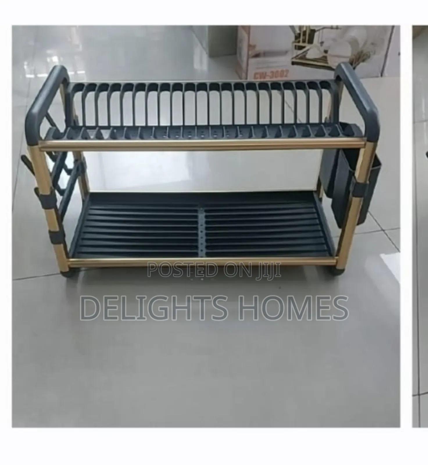 Premium Quality 2tier Aluminium Dish Drainer-