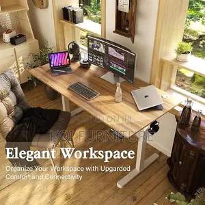 Office Desk; 1.8m Electric Ergonomic Adjustable Home Office Desks