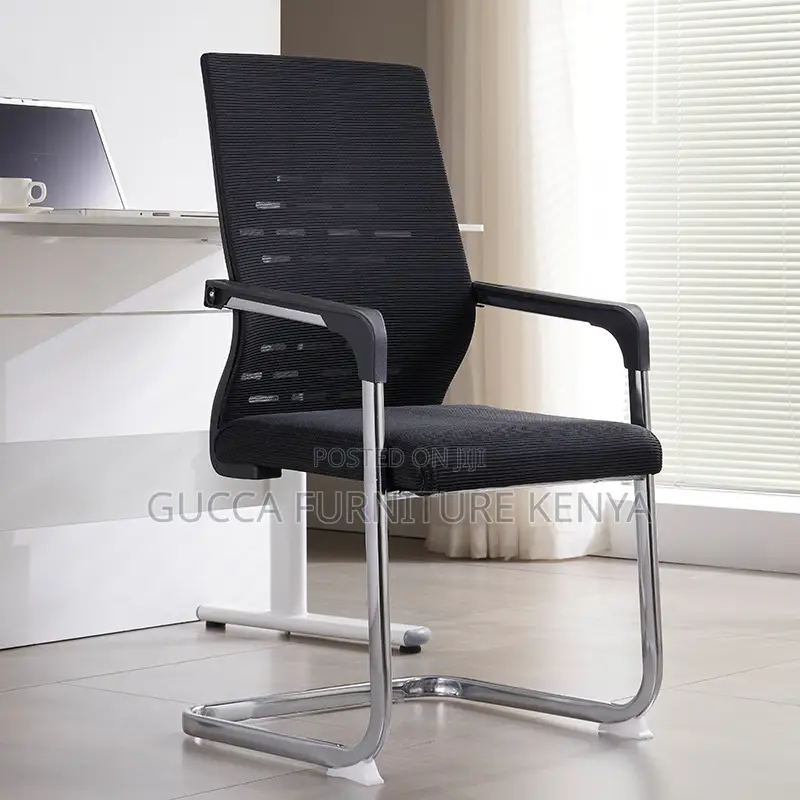 Mid-Back Mesh Conference Chair With Arms