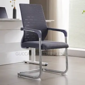 Mid-Back Mesh Conference Chair With Arms