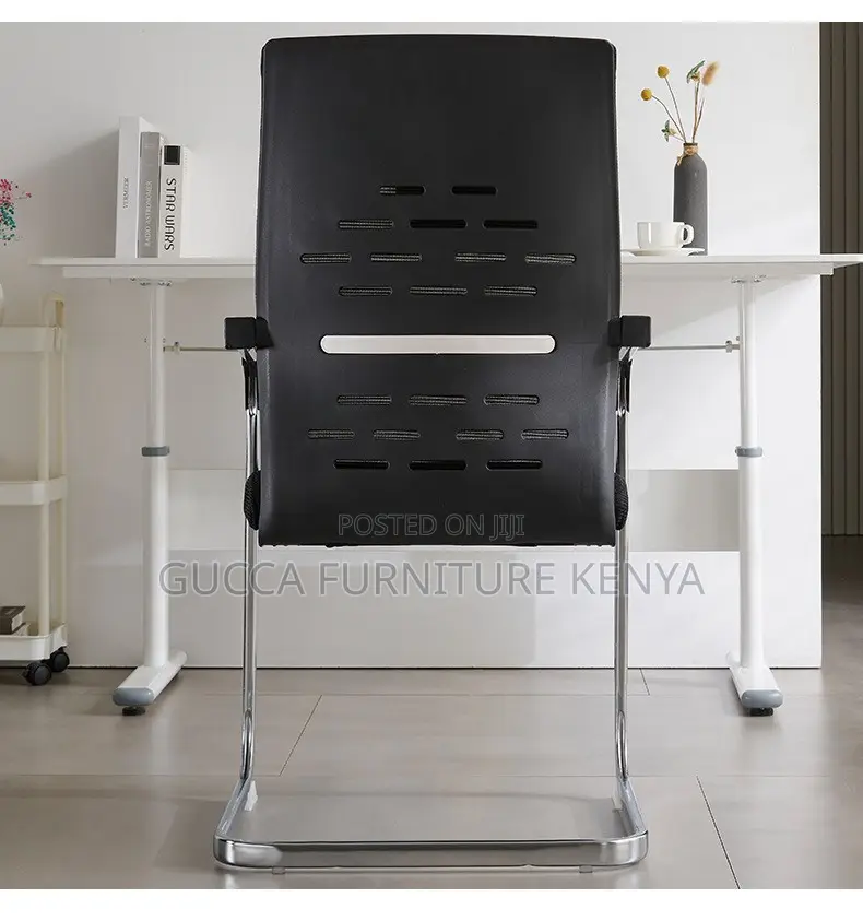 Mid-Back Mesh Conference Chair With Arms