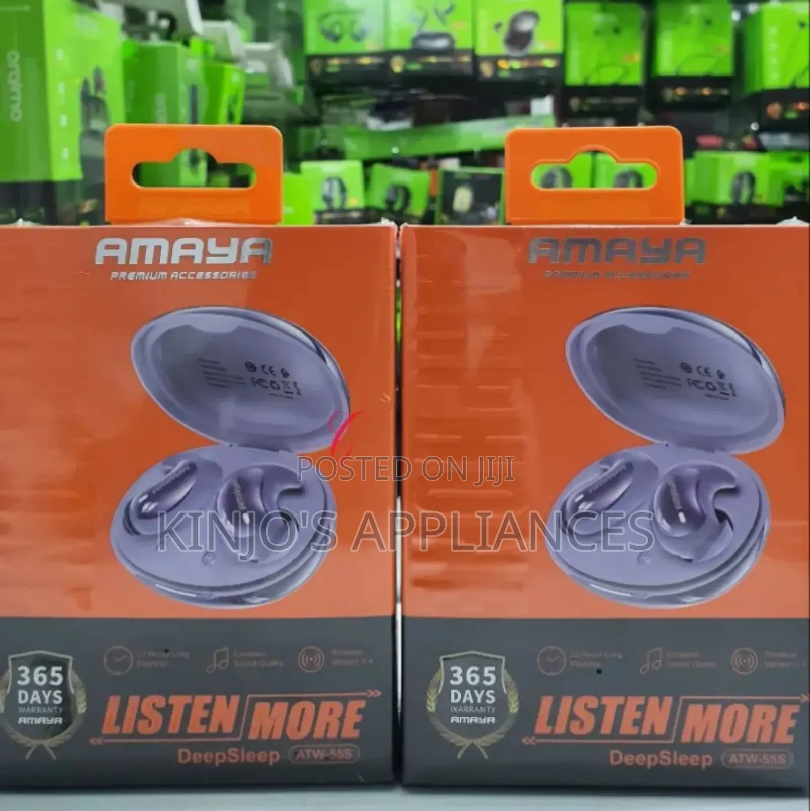 Amaya Deepsleep Atw-55s *Wireless Sports Earbuds