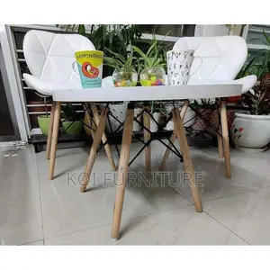 Dining Chairs; Eames Leather Padded Home Balcony Dining Chair