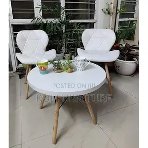 Dining Chairs; Eames Leather Padded Home Balcony Dining Chair