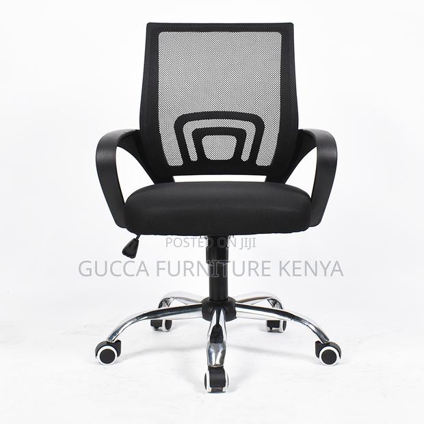 Mid-Back Study Clerical Mesh Swivel Chair - thumbnail 3