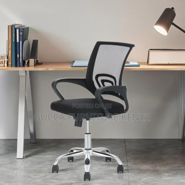 Mid-Back Study Clerical Mesh Swivel Chair - thumbnail 5