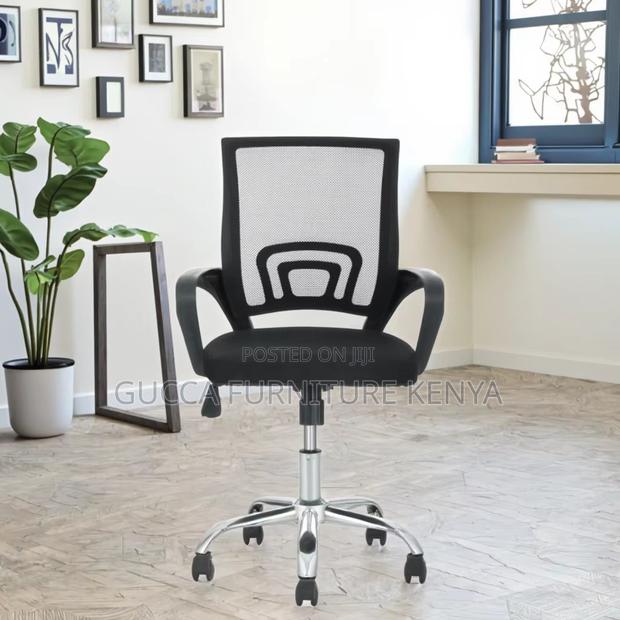 Mid-Back Study Clerical Mesh Swivel Chair - thumbnail 6