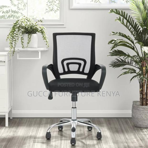 Mid-Back Study Clerical Mesh Swivel Chair - thumbnail 8
