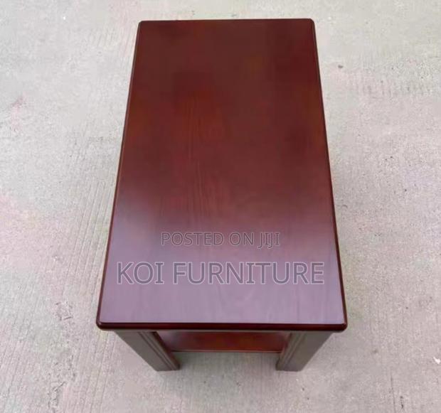 Coffee Table; Mahogany Casual Executive Home Office Coffee Table - thumbnail 4