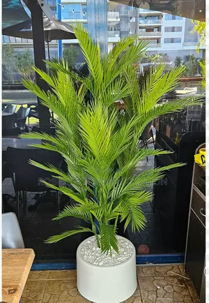 1.5m Artificial Palm Tree With Flowers Pot