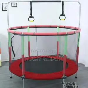 4ft Trampoline for Kids With Safety Enclosure at 