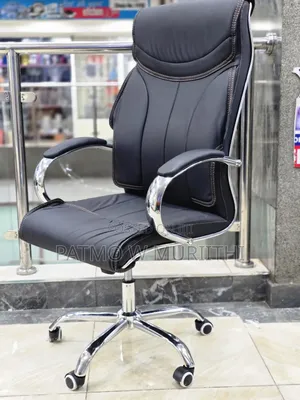 Office Chair|High-Back, Ergonomic,Leather Executive Office Chair.