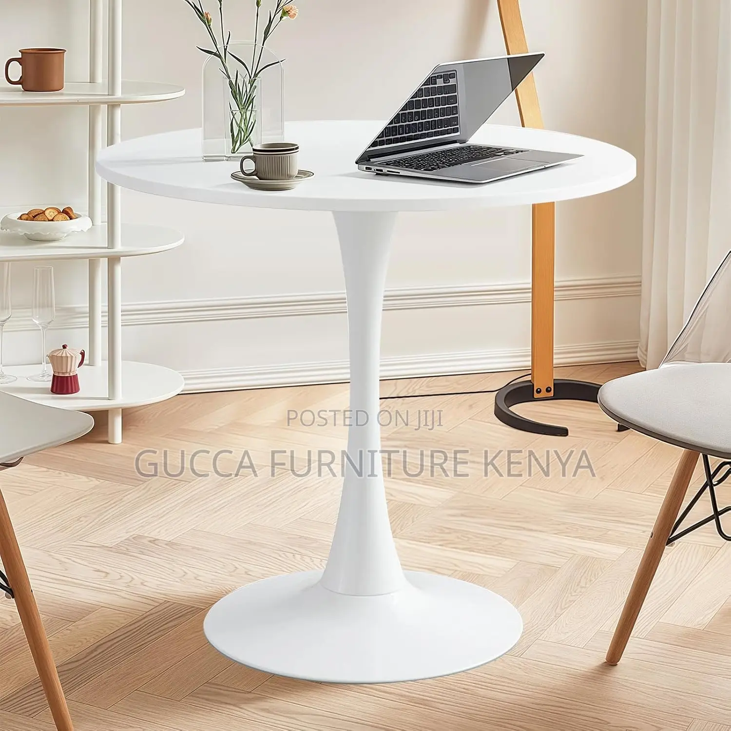 White Outdoor Dining Marble Table