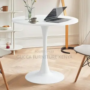 White Outdoor Dining Marble Table