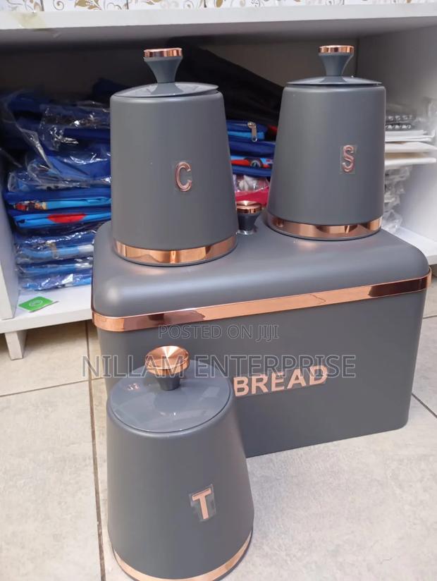 Elegant Bread Bin Canister Set (4- Piece)*