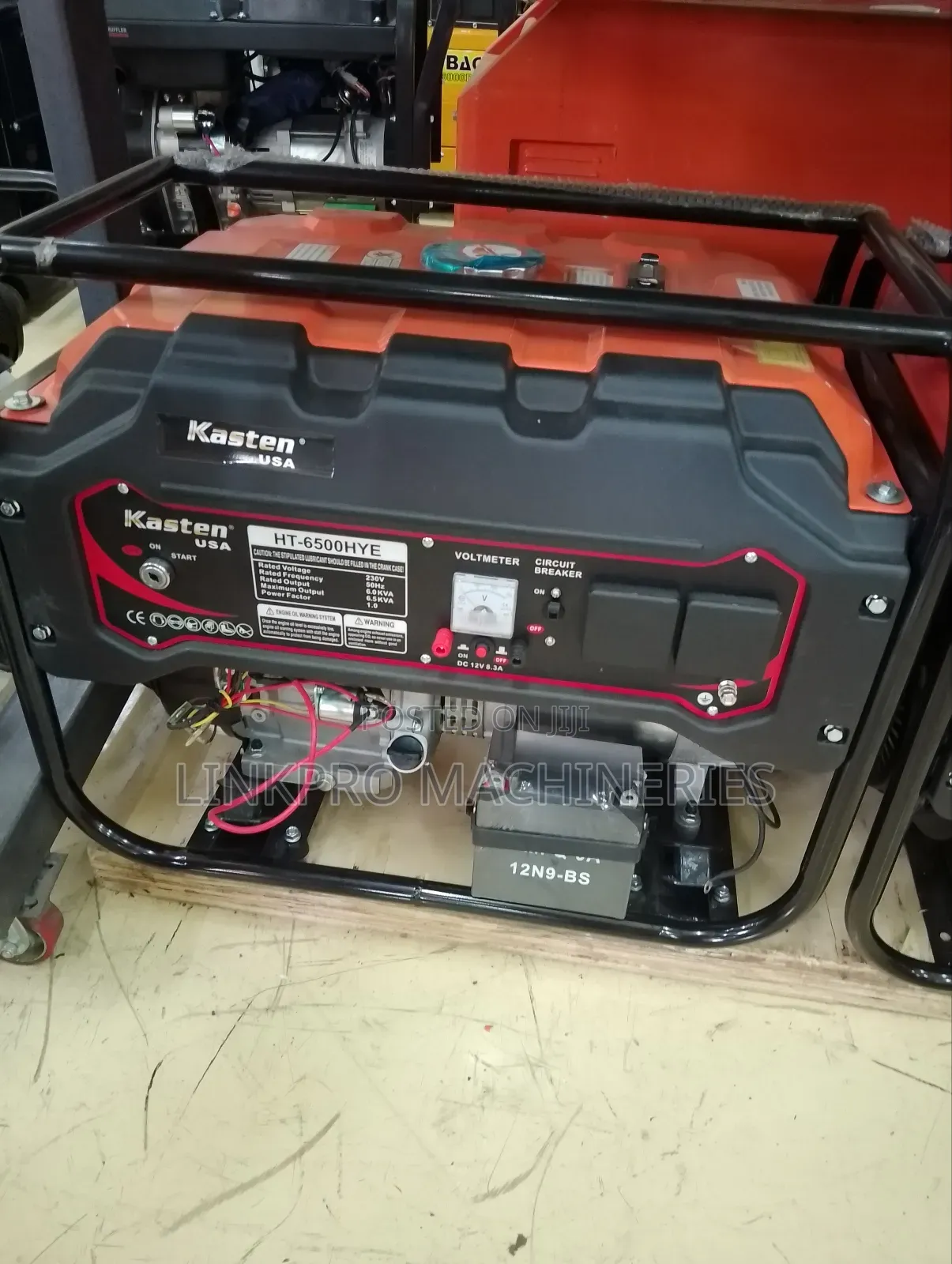 Kasten 6.5kva Petrol Generator