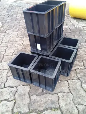 Plastic. Cubes 150mm by 150mm by 150mm