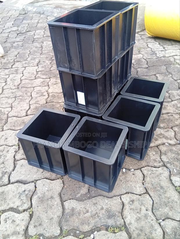 Plastic. Cubes 150mm by 150mm by 150mm - main view