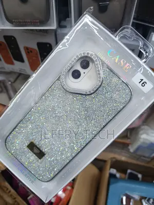 Warovski-Style Diamond Glitter Cover Designed for iPhone 16 -Silver