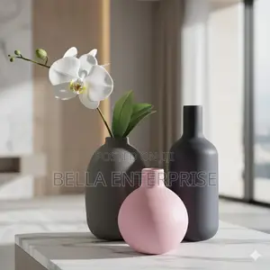 *Set of 3 Simple, Elegant Design , Muted Color Vaseswholesale